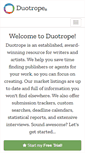 Mobile Screenshot of duotrope.com